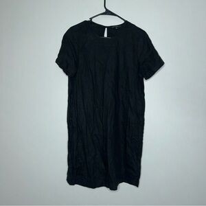 J. Crew Black Short Sleeve Dress